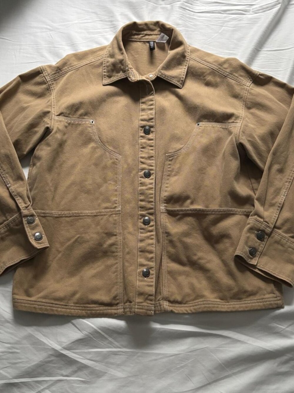 H&M tan utility work jacket